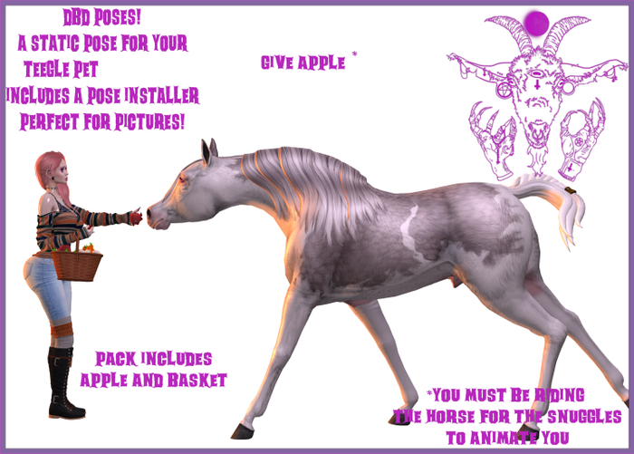 ^^*DBD*^^POSES! POSE: give apple