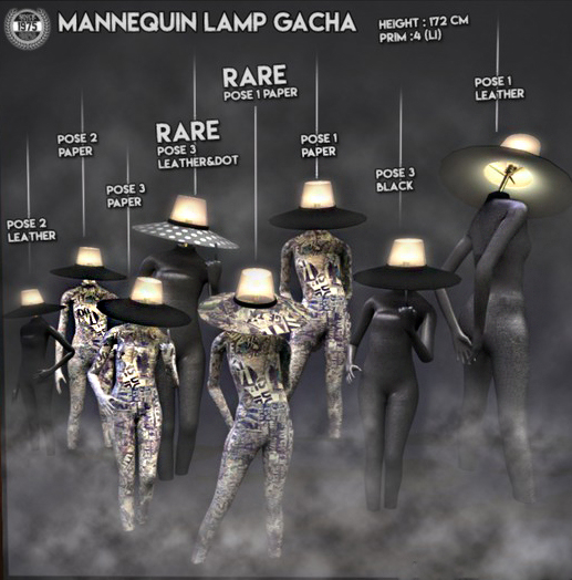 [Since1975]Mannequin Lamp-Pose 2 Paper