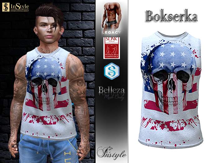 InStyl-Men's  Bokserka v9-(for Belleza Jake, Slink Male, Signature Gianni, Legacy)