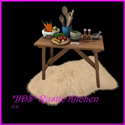 *JJDS* Rustic Kitchen 13 Li (Bagged)