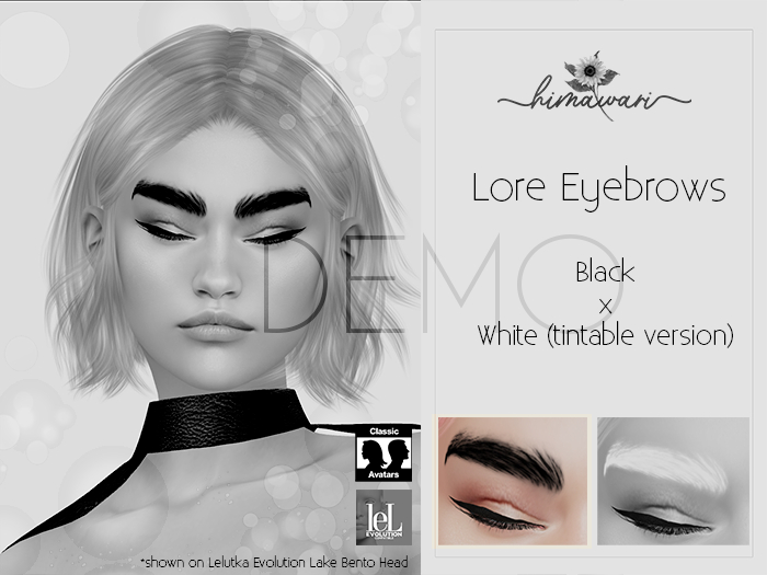 .himawari. Lore Eyebrows Unpacked DEMO