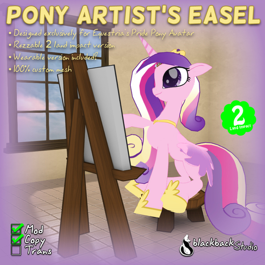 [bbS] Pony Artist's Easel (BOX)