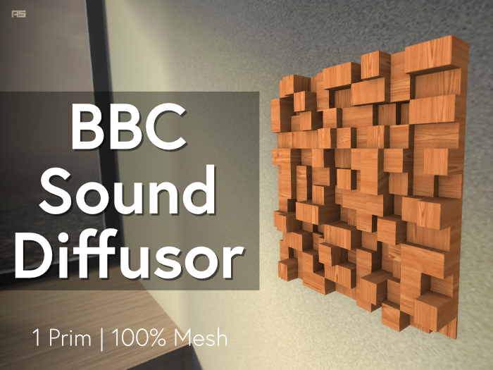 [RS] BBC Sound Diffusor - (Mesh) (1 Prim)