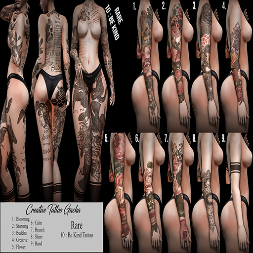 { Speakeasy }  10. Be Kind tattoo RARE