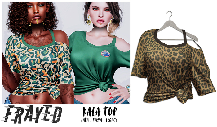 Frayed - Kala Top - Leo