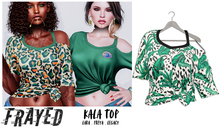 Frayed - Kala Top - Tropical Dotty