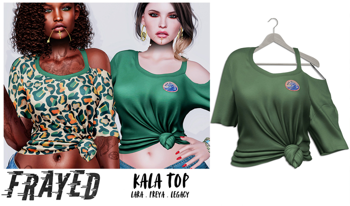 Frayed - Kala Top - Wave