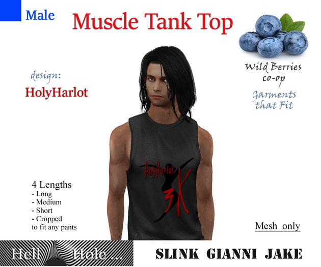 07 HolyHarlot Muscle Tank