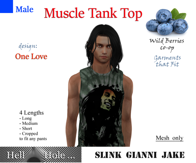 HellHole One Love Muscle Tank
