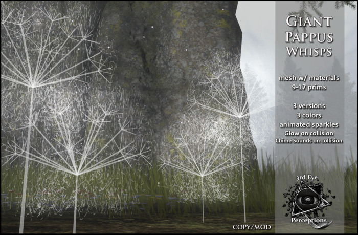 3rd eye ( ADD ME )  Giant Pappus Whisps Set