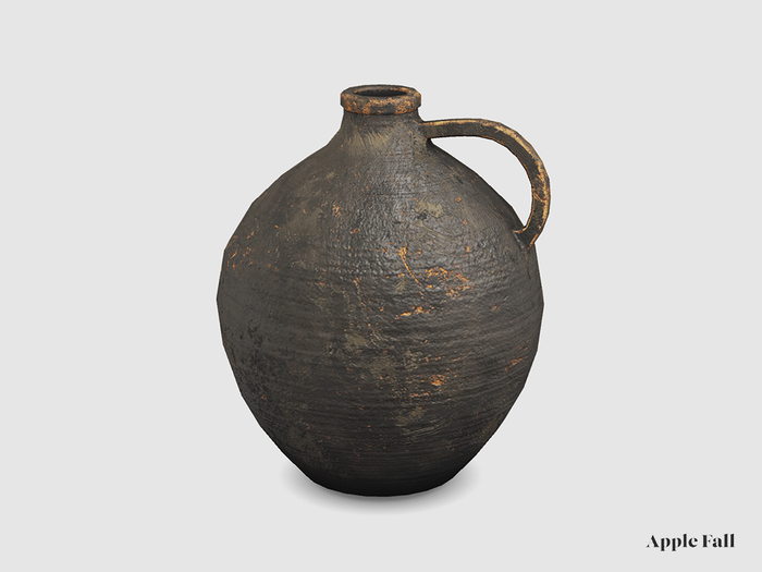 Apple Fall Charred Terracotta Jug (Box)