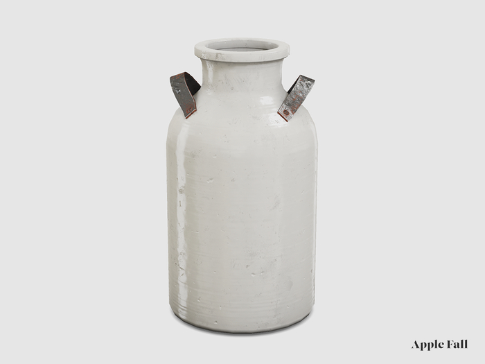 Apple Fall Ceramic Milk Jar