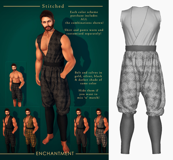 (Stitched) Dareen Set - White