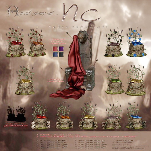 [NC] - Forest Pouf - Roses Oragne