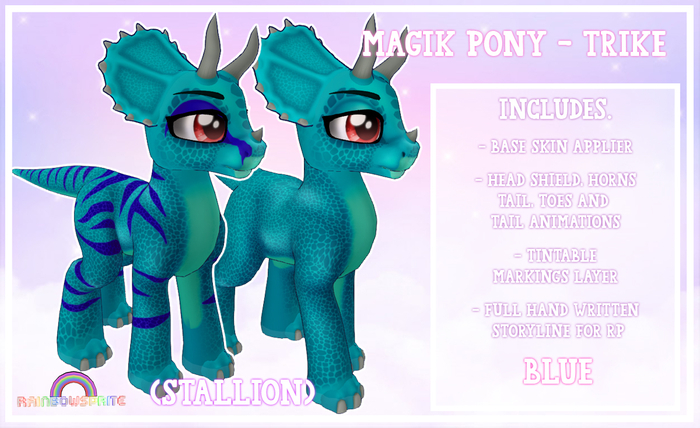 Magik Pony - Blue Trike (STALLION)