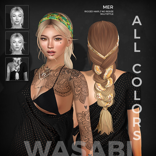 Wasabi // Mer Mesh Hair - All colors