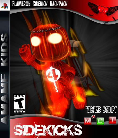 .:[AMAME]:. Kids Flameboy Sidekick Backpack