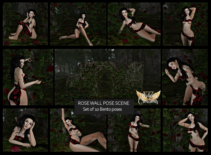 <MC> Rose Wall Pose Prop & Poses