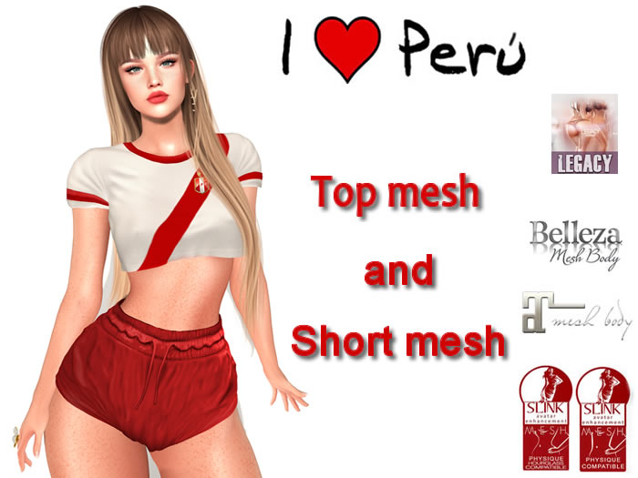OUTFIT PERU FOR MAITREYA/ LEGACY/ FREYA/HOURGLASS (wear)