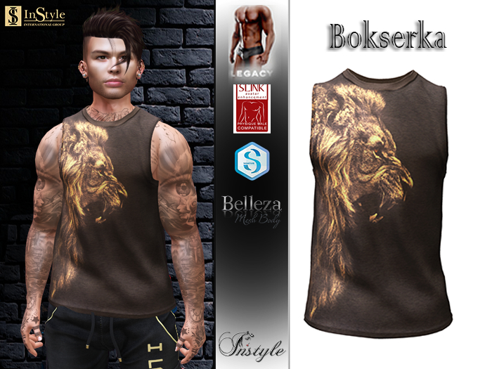 InStyl-Men's  Bokserka v13-(for Belleza Jake, Slink Male, Signature Gianni, Legacy)