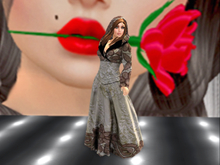 Dress Brown gray Hooded
