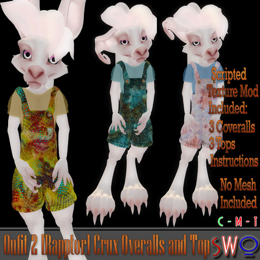 SWO [Rapptor] Crux Coveralls Top Texture Mod Kit O2