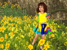 Redfeather Rags Playful Dress