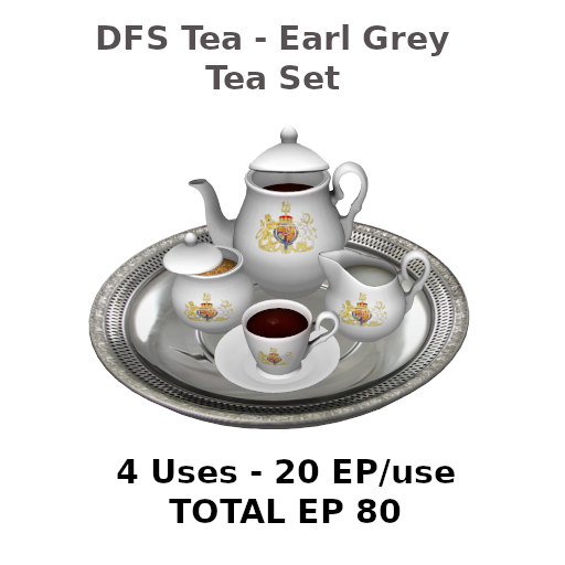 DFS Tea - Earl Grey Tea Set (4)
