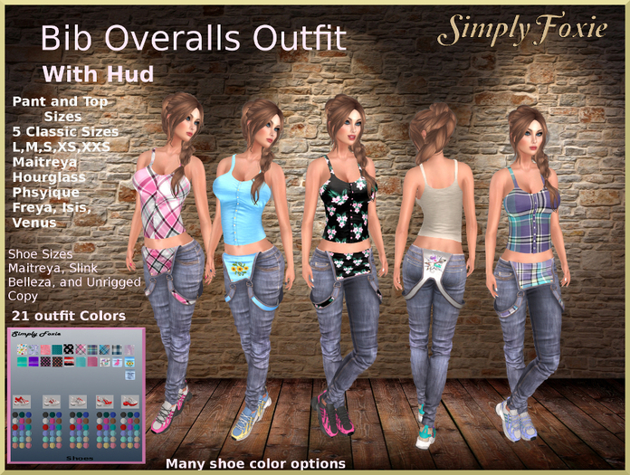 Bib Overalls Outfit With Hud Sign (Boxed)