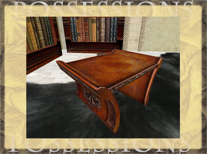 Ornamented desk chair