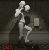 Mythical creature Ettin (left)
