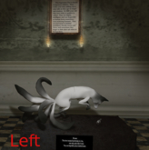 Mythical creature Kitsune (left)