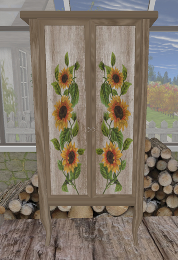 Vintage Cabinet ~ Sunflower's