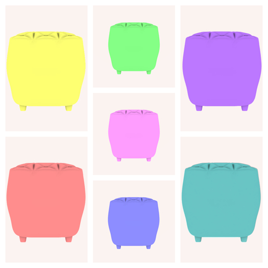 AC pastel ottoman pack