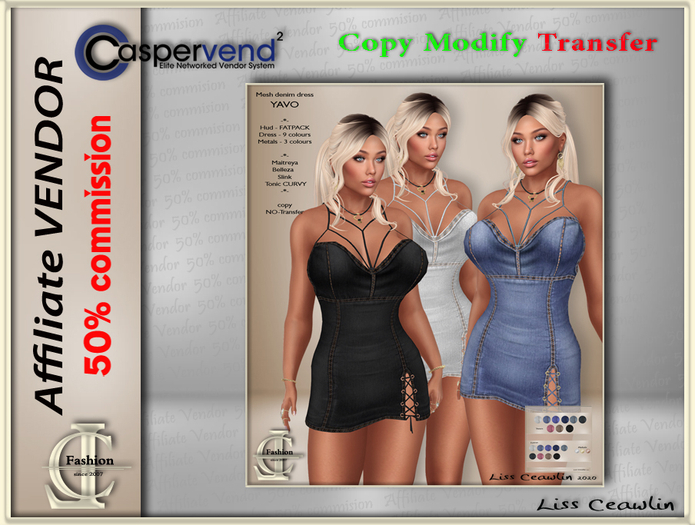 LC  Affiliate Vendor - Yavo Dress [6 vendors]