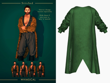 (Stitched) Belil Coat - Green