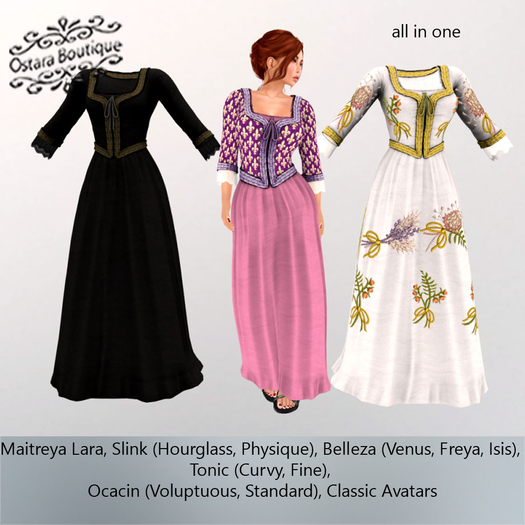Pink Medieval Dress (WEAR TO UNPACK)