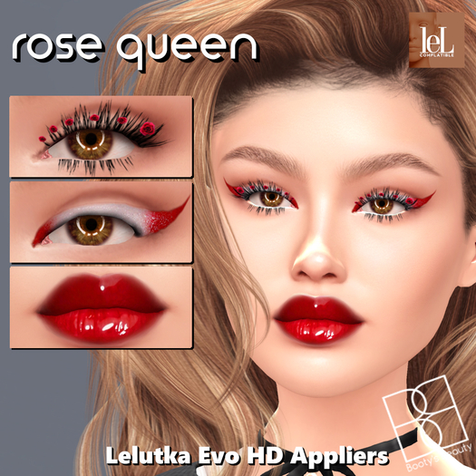 *Booty's Beauty* [Lelutka Evolution] Rose Queen HD Mini Kit