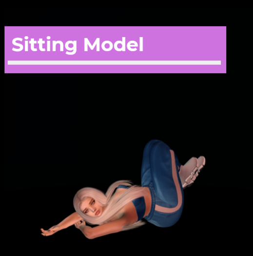 [Pose Ball] Sitting Model