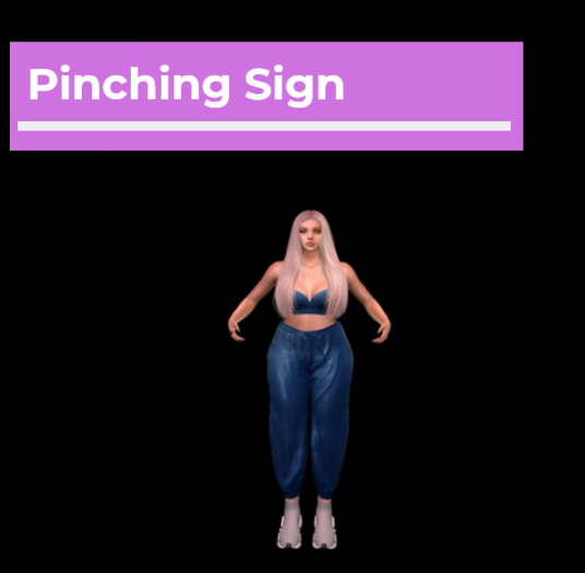 [Pose Ball] Pinching Sign