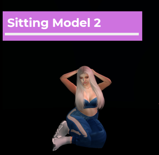 [Pose Ball] Sitting Model 2