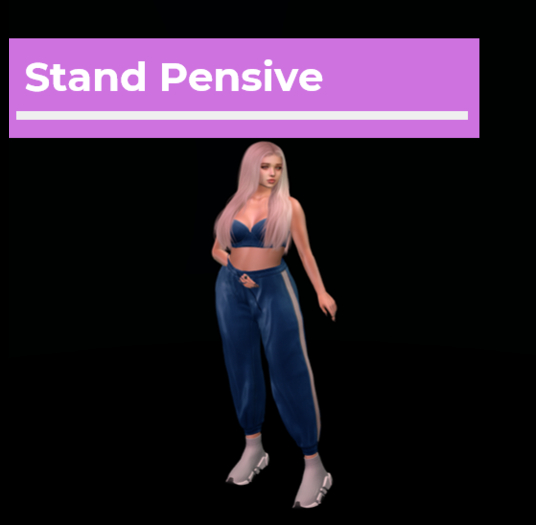 [Pose Ball] Stand Pensive