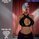 [L.T] Amanda Top - Black (ADD ME)