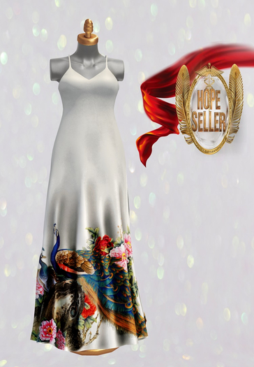 [HS] Swan Maxi Dress [White]