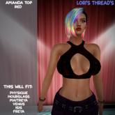 [L.T] Amanda Top - Red (ADD ME)