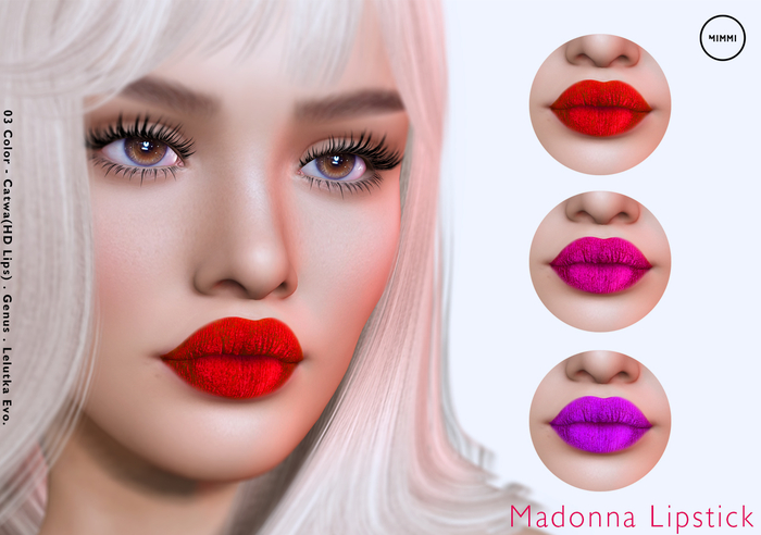 Mimmi Collection #Madonna Lipstick_Fatpack