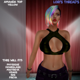 [L.T] Amanda Top - Yellow (ADD ME)