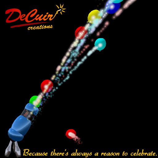 DeCuir Creations Balloon Launcher - The Present For The Person With Everything!