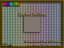 Quilted Bubbles Seamless Textures