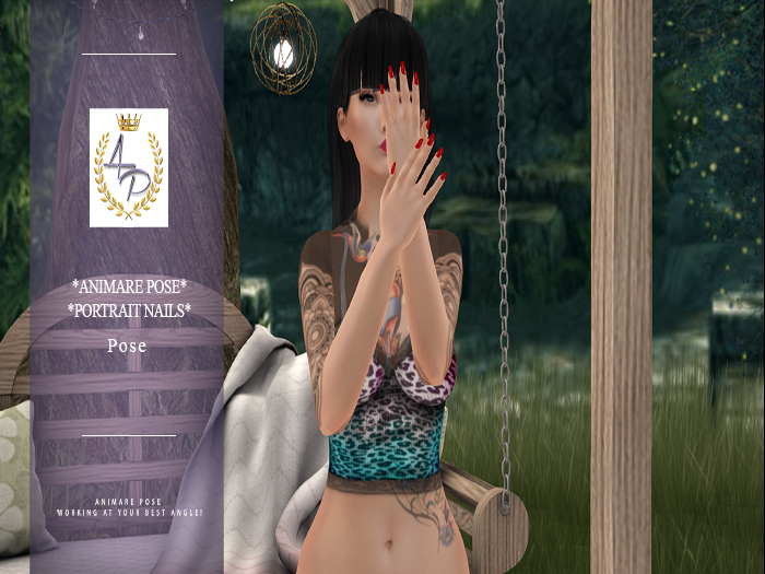*Animare Poses* - Portrait Nail - Unisex Pose - Wear Me & Touch